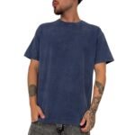REMERA PRELAVADA DENIM - Imagen 4